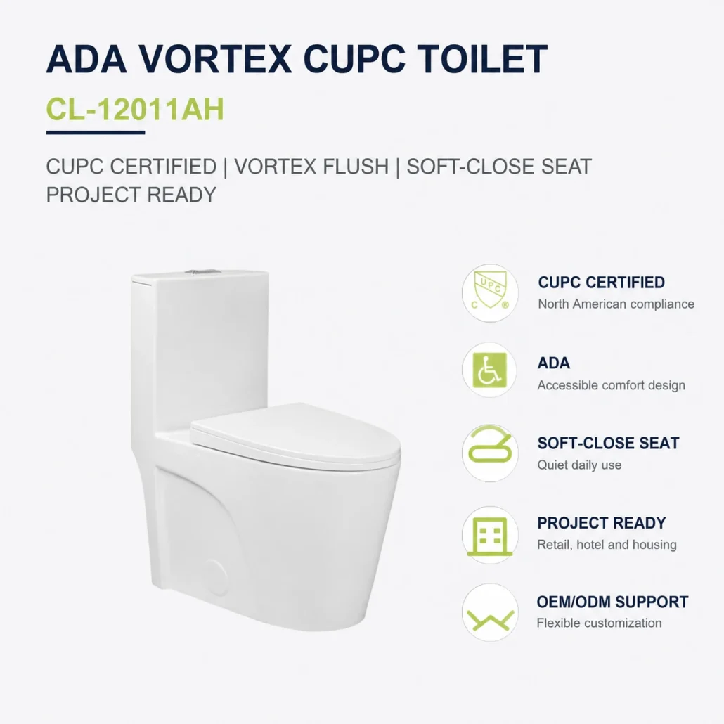  ADA VOTRTEX CUPC TOILET CL-12011AH
