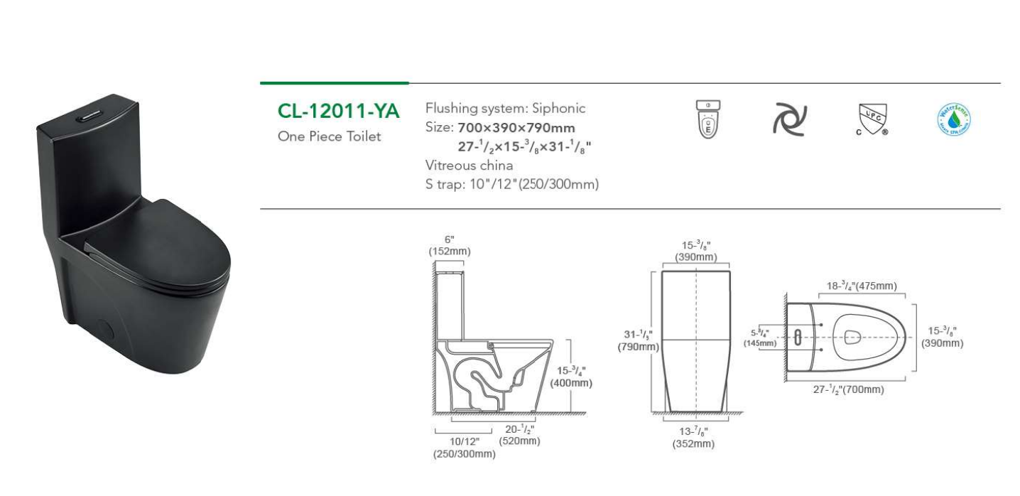 10-Inch Rough-In Elongated Toilets for Compact Bathrooms