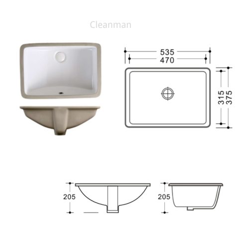 bathroom basin undermount