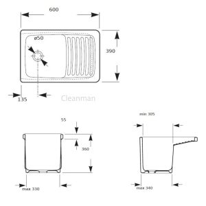 lavabo pour le linge