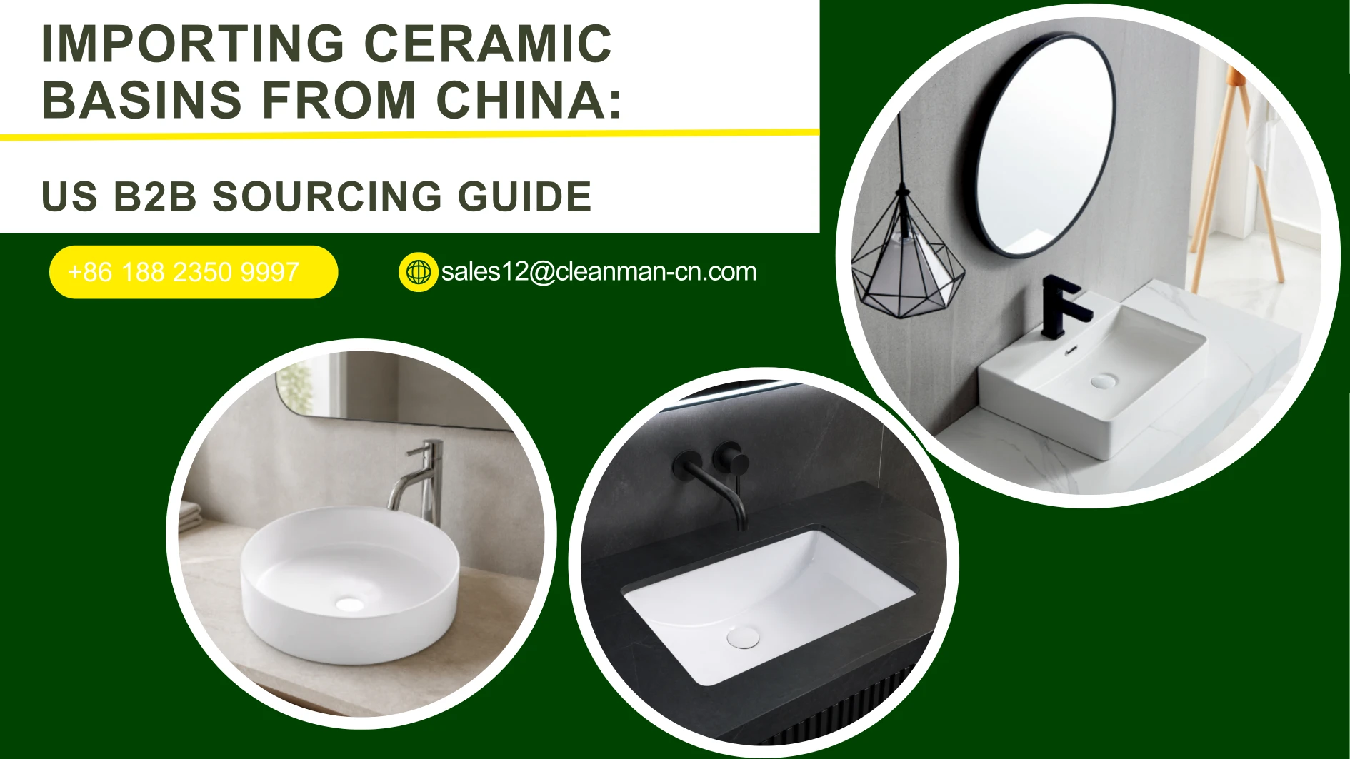 Importing Ceramic Basins from China US B2B Sourcing Guide