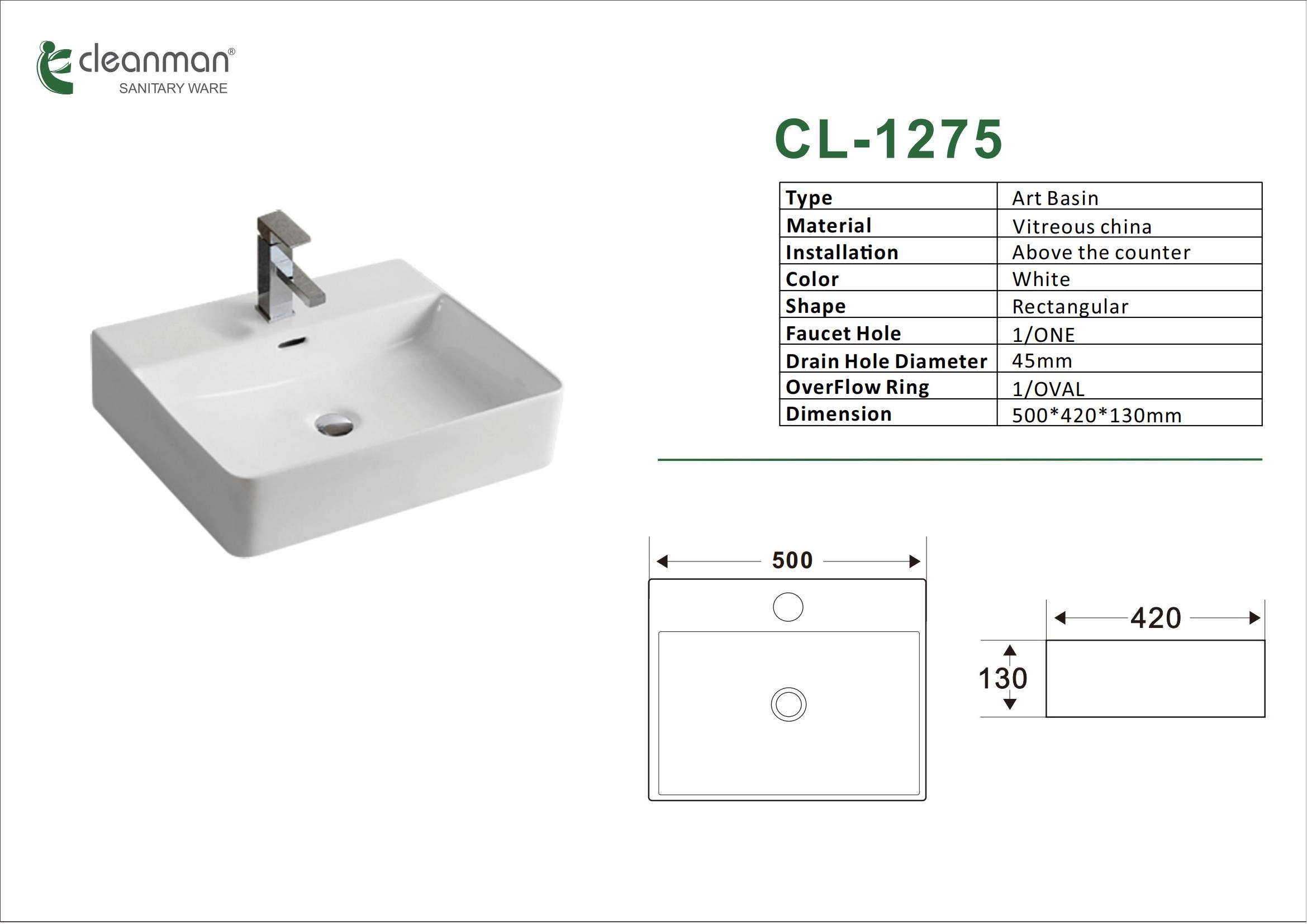 Oval Basin Ceramic Oval Basin Wholesale High-Quality Bathroom Basins