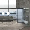 Fabricante de conjuntos de baño sin marco CL-11051 Cleanman