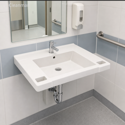 accessible wash basin CL-6071 by basin factory Cleanman Sanitary Ware