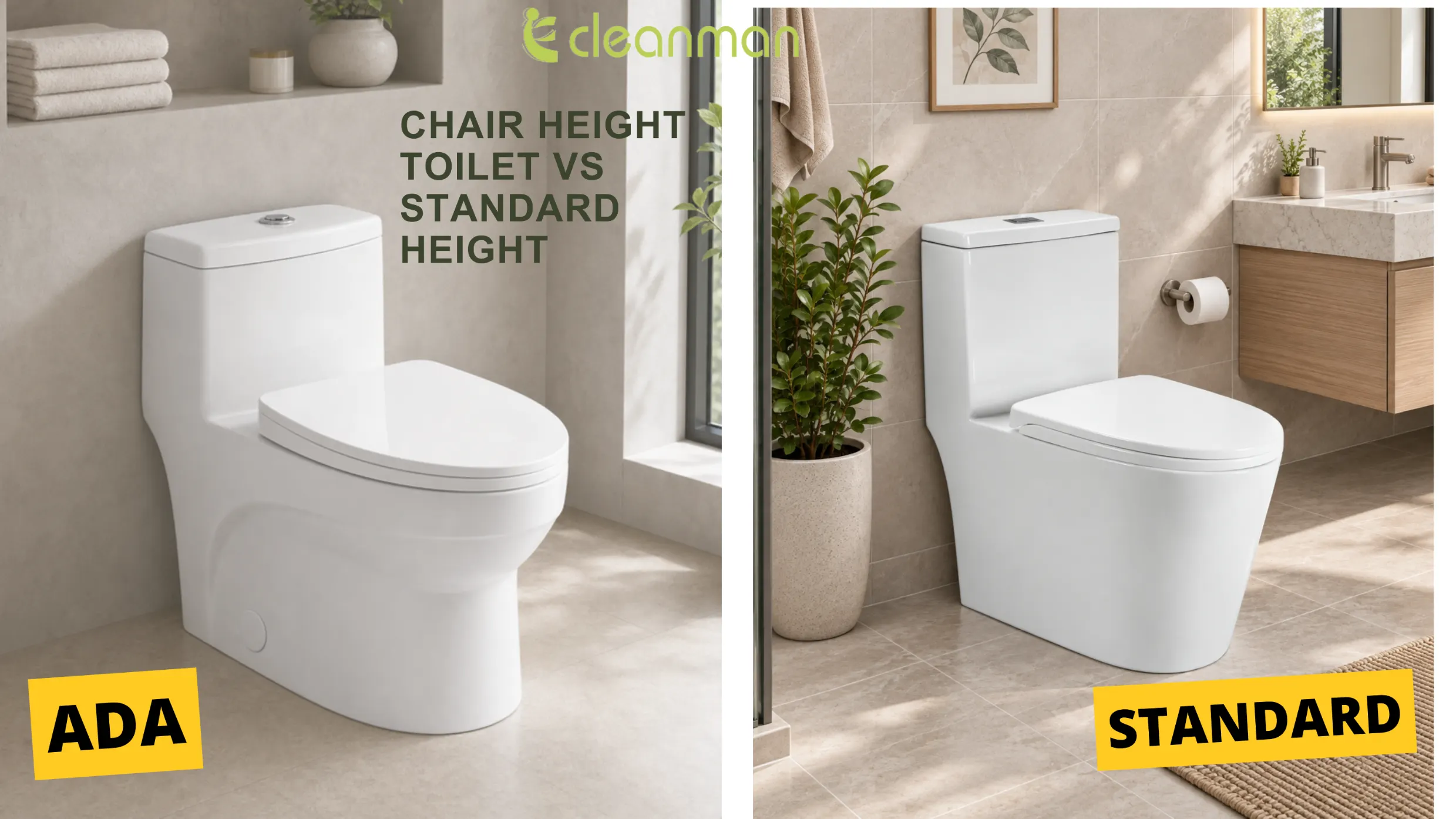 chair height toilet vs standard height
