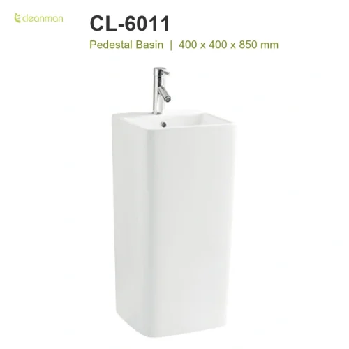 compact pedestal sink CL-6011 product information image