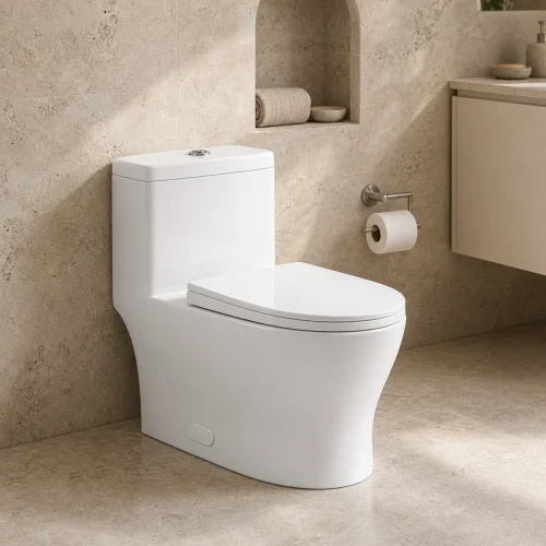 cUPC one-piece toilet CL-12234A bathroom scene