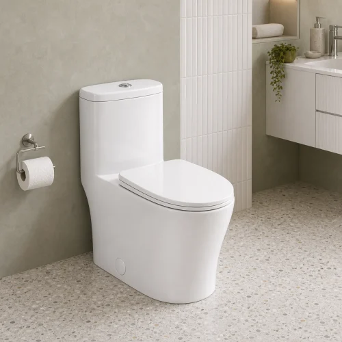 cUPC vortex toilet CL-12244A bathroom scene