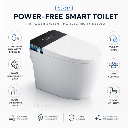 non-electronic smart toilet CL-617 (2)