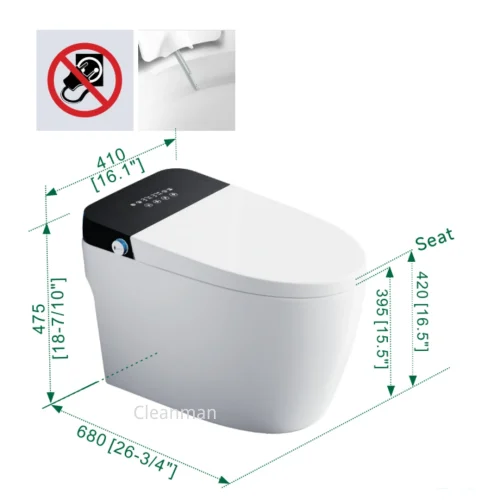 non-electronic smart toilet CL-617 (1)