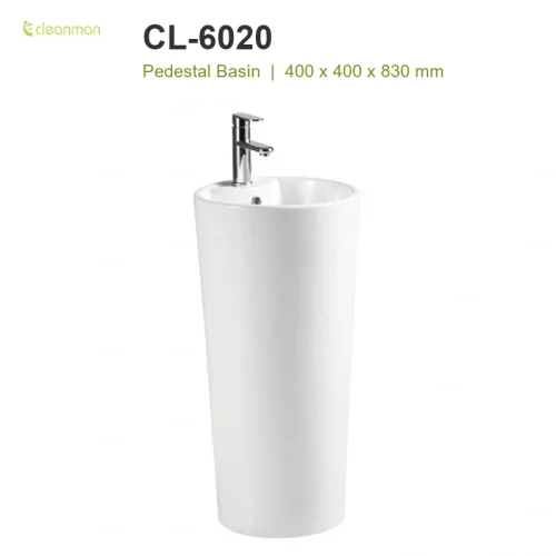 round pedestal sink CL-6020 product information image