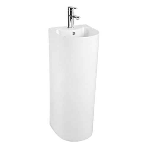 small pedestal sink CL-6025 white background product image