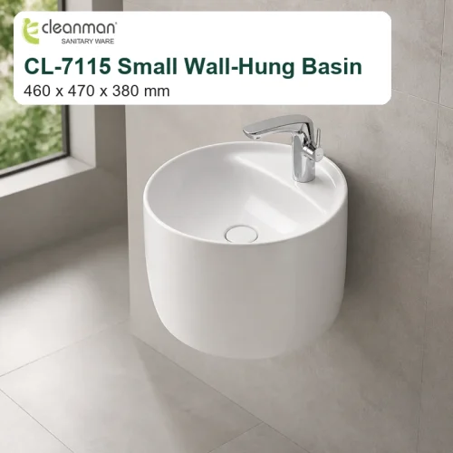 small wall hung basin CL-7115 product information image