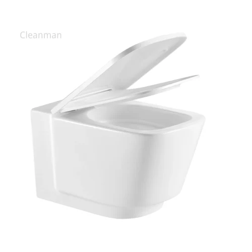 square wall mounted toilet side angle CL-11056DT