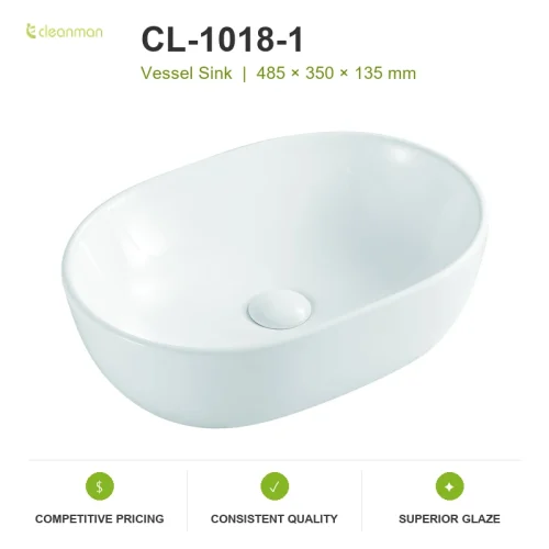 vessel bathroom sink CL-1018-1 product information image