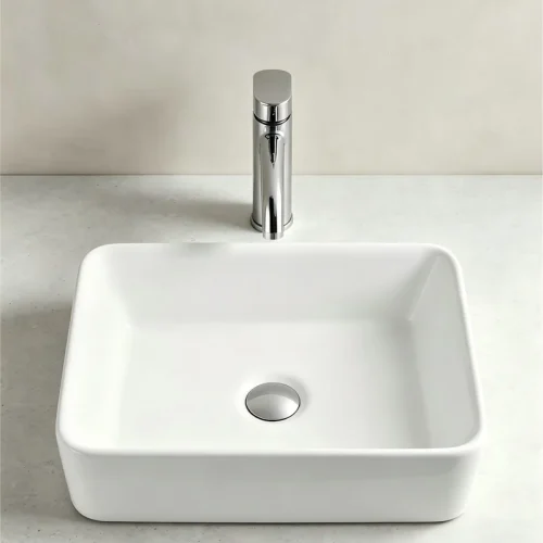 oval wash basin CL-1058 bathroom vanity scene