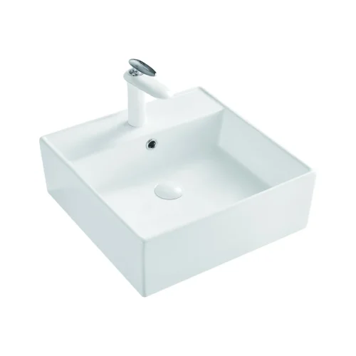round hand wash basin CL-1079 white background product image