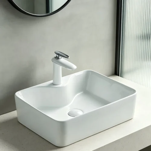 countertop sink CL-1253 bathroom vanity scene