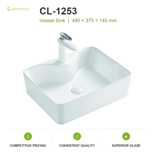 countertop sink CL-1253 product information image