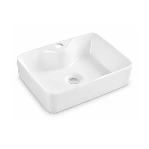 vessel sink vanity CL-1253-1 white background product image