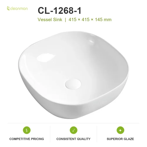 round vessel sink CL-1268-1 product information image