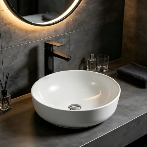 decorative bathroom basin CL-1330 bathroom vanity scene