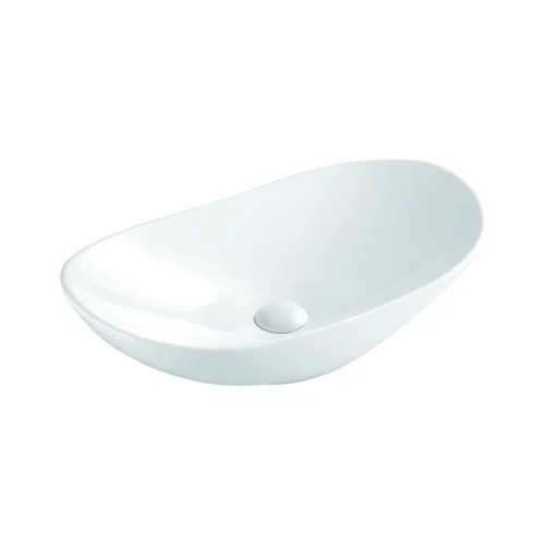 modern bathroom sink CL-1625-1 white background product image