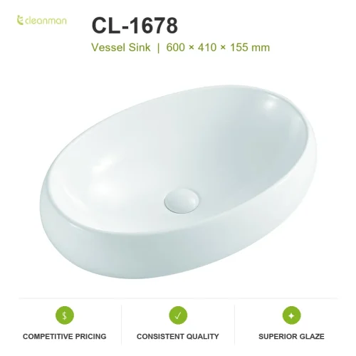 commercial bathroom sinks CL-1678 product information image