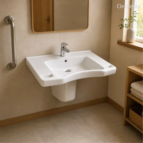 Fábrica de lavabos adaptados para sillas de ruedas CL-6070 (3)